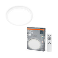 Lámpara de techo OSRAM EASYFIX LED con retroiluminación, 22 cm, 14 W, CCT + DIM, mando a distancia, blanca