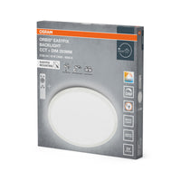 Lámpara de techo OSRAM ORBIS EASYFIX LED con retroiluminación, 29,3 cm, 18 W, CCT + DIM, mando a distancia, blanca