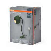 OSRAM Klemmleuchte Grün, Stahl, 220-240 V, E14, IP20