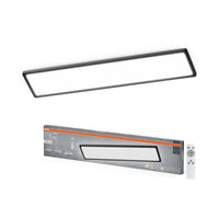 Lámpara de techo OSRAM PLANON EASYFIX LED Panel Backlight, 98 cm, 30 W, CCT + DIM, IP54, mando a distancia, negra