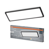 Lámpara de techo OSRAM PLANON EASYFIX LED Panel Backlight, 58 cm, 24 W, Click CCT, IP54, negra