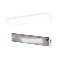 Lámpara de techo OSRAM PLANON EASYFIX LED Panel Backlight, 98 cm, 30 W, CCT + DIM, IP54, mando a distancia, blanca