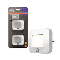 OSRAM LUNETTA HALL SENSOR LED: enchufes con luz nocturna, paquete de 2 unidades