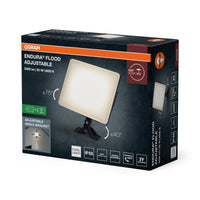 OSRAM ENDURA Flood Adjustable LED-Fluter, 50W, 4250lm, 4000K Kaltweiß, Schwarz, Aluminium, schwenkbar, IP65
