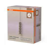 Lámpara colgante OSRAM DECOR Twirl Pendant, GU10, PAR11, sin bombilla