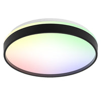OSRAM SMART+ Matter Deckenleuchte Ceiling Schwarz, 3000-6500, RGBTW, 1500 lm, 24 W, 38,5 cm Durchmesser