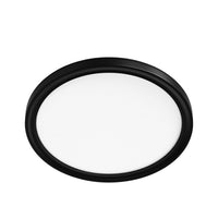 Lámpara de techo OSRAM ORBIS EASYFIX LED con retroiluminación, 22 cm, 14 W, 3Step Click, CCT, IP54, negra