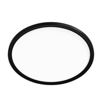 Lámpara de techo OSRAM ORBIS EASYFIX LED con retroiluminación, 42 cm, 22 W, 3Step Click, CCT, IP54, negra