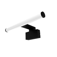 Lámpara LED para espejo de baño OSRAM Orbis Jupiter negra, 4000 K, blanco frío, 750 lm, 8 W