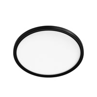 Lámpara de techo OSRAM ORBIS EASYFIX LED con retroiluminación, 29,3 cm, 18 W, 3Step Click, CCT, IP54, negra