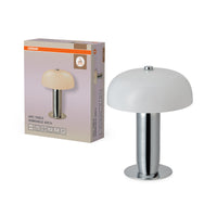 Lámpara OSRAM DECOR Arc Table Chrome, 35 cm de diámetro, acero, 220-240 V, E14, IP20