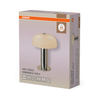 Lámpara OSRAM DECOR Arc Table Chrome, 35 cm de diámetro, acero, 220-240 V, E14, IP20