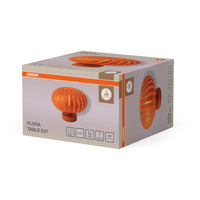 Lámpara OSRAM DECOR Flora Table Orange, 28 cm de diámetro, 220-240 V, E27, IP20