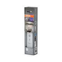 Lámpara empotrada OSRAM Linearled Mobile Triangle plateada, 20,5 cm x 2,57 cm, blanco frío, 4000 K, LED integrado, 50 lm