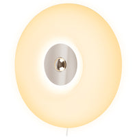 Aplique OSRAM DECOR Lunea blanco, 2700 K / 4000 K / 6500 K, blanco cálido, 1700 lm, 22 W, 30 cm ⌀, acero
