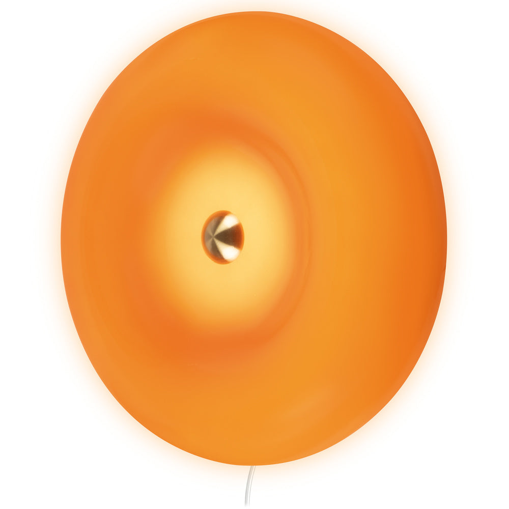 Aplique OSRAM DECOR Lunea naranja, 3000 K, blanco cálido, 700 lm, 22 W, 30 cm de diámetro, acero, 25 000 h de vida útil