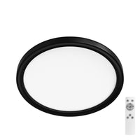Lámpara de techo OSRAM ORBIS EASYFIX LED con retroiluminación, 22 cm, 14 W, CCT + DIM, mando a distancia, negra