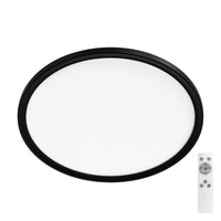 Lámpara de techo OSRAM ORBIS EASYFIX LED con retroiluminación, 42 cm, 22 W, regulable por CCT y con mando a distancia, negra