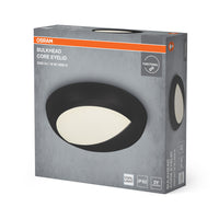 Lámpara de techo OSRAM LED BULKHEAD CORE EYELID, 16 W, 4000 K, blanco frío, negro