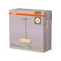 Lámpara OSRAM DECOR Lunea Blanca, 2700 K / 4000 K / 6500 K, blanco cálido, 1800 lm, 24 W, 40 cm de diámetro, acero, 25 000 h de vida útil