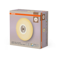 Aplique OSRAM DECOR Lunea blanco, 2700 K / 4000 K / 6500 K, blanco cálido, 1700 lm, 22 W, 30 cm ⌀, acero
