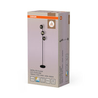 Lámpara de pie OSRAM DECOR «Satellite» gris, 2400 K / 3500 K / 5000 K, blanco cálido, 360 lm, 16 W, 25 cm de diámetro, acero