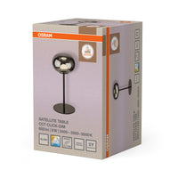 Lámpara OSRAM DECOR Satellite Gris, 2400 K / 3500 K / 5000 K, blanco cálido, 160 lm, 8 W, 15 cm de diámetro, acero
