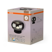 Lámpara OSRAM DECOR Satellite Gris, 2400 K / 3500 K / 5000 K, blanco cálido, 35 lm, 2 W, 15 cm de diámetro, acero, 25 000 h de vida útil