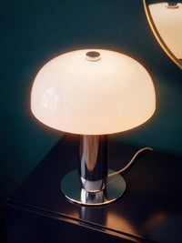 Lámpara OSRAM DECOR Arc Table Chrome, 35 cm de diámetro, acero, 220-240 V, E14, IP20