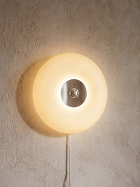 Aplique OSRAM DECOR Lunea blanco, 2700 K / 4000 K / 6500 K, blanco cálido, 1700 lm, 22 W, 30 cm ⌀, acero