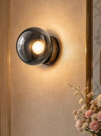Aplique OSRAM DECOR «Satellite» gris, 2400 K / 3500 K / 5000 K, blanco cálido, 150 lm, 7,5 W, 15 cm de diámetro, acero