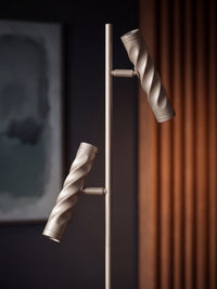 Lámpara de pie OSRAM DECOR Twirl Beige, 25 cm de diámetro, acero, 220-240 V, GU10, IP20