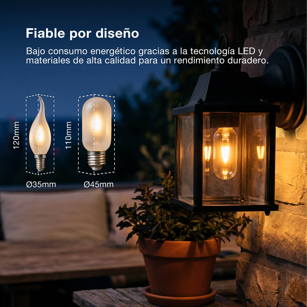 OSRAM LED Leuchte Flame, Flammeneffekt, 1W, 1800K, Warmweiß, E14