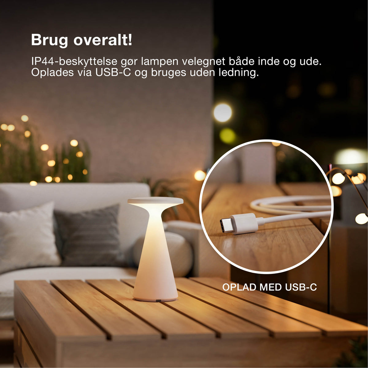 OSRAM Smart Bluetooth Tischleuchte, dimmbar per App, Weiß, ABS-Gehäuse, IP44 spritzwassergeschützt