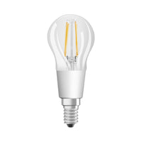 LEDVANCE SMART+ Mini bombilla de filamento regulable con WiFi, bombilla LED, cristal sin plomo, transparente, 4 W, (equivalente a 40 W), 470 lm, blanco cálido, 2700 K, Wi-Fi, compatible con altavoces inteligentes, regulable