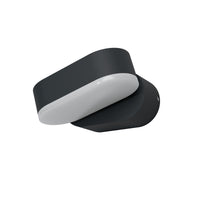 OSRAM ENDURA Style Mini-Spot: aplique LED para exterior, luminoso y funcional, en gris oscuro, con cabezal giratorio de 340°, protección IP44, ideal para iluminar la entrada