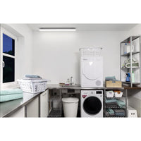 OSRAM LED Feuchtraum-Leuchte, Leuchte für Außenanwendungen, Kaltweiß, 1480 mm x 86,0 mm x 72,0 mm, SubMARINE Integrated, Grau, 1,5m Länge