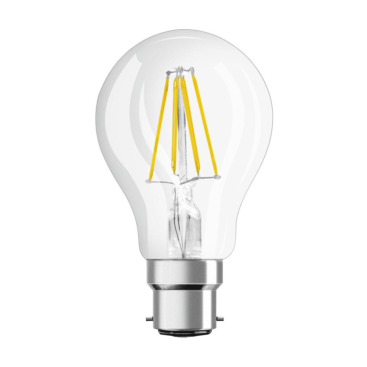 OSRAM LED Lampe LED Retrofit CLASSIC A 4W 840 Clear B22d, 470 lm, 4000 K, Kaltweiß-LEDVANCE Shop