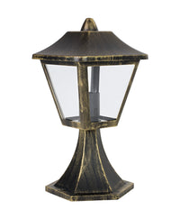 OSRAM ENDURA Classic Außenleuchte 33cm, Schwarz-Gold IP44