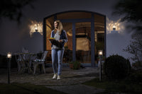 OSRAM ENDURA Classic Wandleuchte mit Sensor, Stahl, IP44