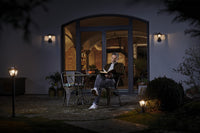 OSRAM ENDURA Classic Wandleuchte Gold, Aluminium