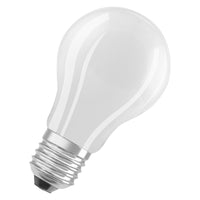 LEDVANCE LED CLASSIC A ENERGY EFFICIENCY A S , LED-Lampe, Bleifreies Glas, Matt, 5 W, (ex 75 W), 1055 lm, Warmweiß, 3000 K, Energieeffizienzklasse: A, 50000 h, CRI ≥80