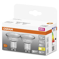 OSRAM LED Reflektor Lampe LED STAR PAR16 2.6W 827 GU10, 230 lm, 2700 K, Warmweiß, 2er Pack-LEDVANCE Shop