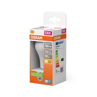 LÁMPARA LED OSRAM PCR CON CASQUILLO CLÁSICO A en forma de A, lámpara LED, mate, 13 W, (equivalente a 100 W), 1521 lm, blanco cálido, 2700 K, 15 000 h, CRI 80