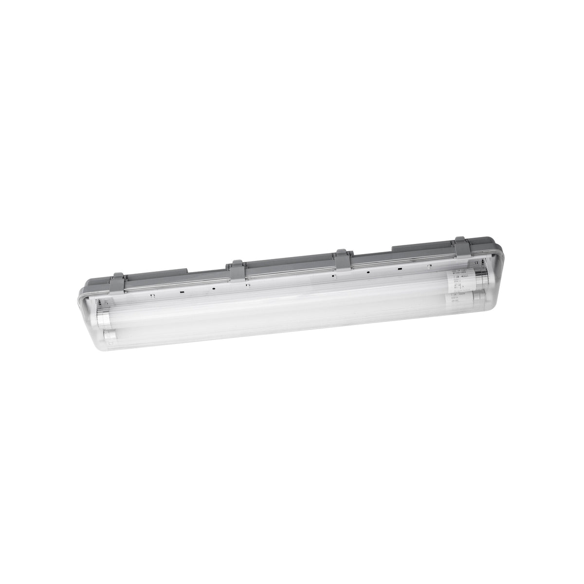 LEDVANCE Lámpara ESSENTIAL para ambientes húmedos, 2 focos, 14 W, 1560 lm, blanco frío, 4000 K, 651 x 108 x 64 mm, muy buena relación calidad-precio, para espacios con mucha humedad como sótanos, clase de protección IP65