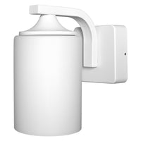 OSRAM ENDURA Classic aplique, blanco, E27, IP43, carcasa de aluminio, difusor de cristal, apto para exteriores, sin bombilla.