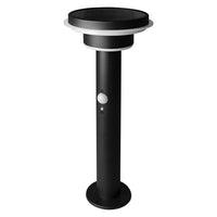 OSRAM ENDURA® Style Circle Double Solar Sockel LED Wegeleuchte mit Sensor 6W / 3000K Schwarz