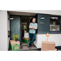 OSRAM ENDURA® Style Single Circle Solar LED Wandleuchte mit Sensor 6W / 3000K Warmweiß