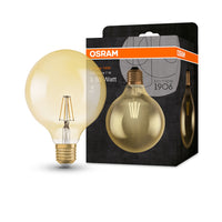OSRAM VINTAGE 1906® LED Lampe LED CLASSIC GLOBE 6.5W 824 Gold E27, 720 lm, 2400 K, Warm Comfort Light-LEDVANCE Shop