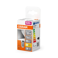 OSRAM LED Lampe LED STAR CLASSIC P 2.5W 827 Frosted E14, 250 lm, 2700 K, Warmweiß-LEDVANCE Shop